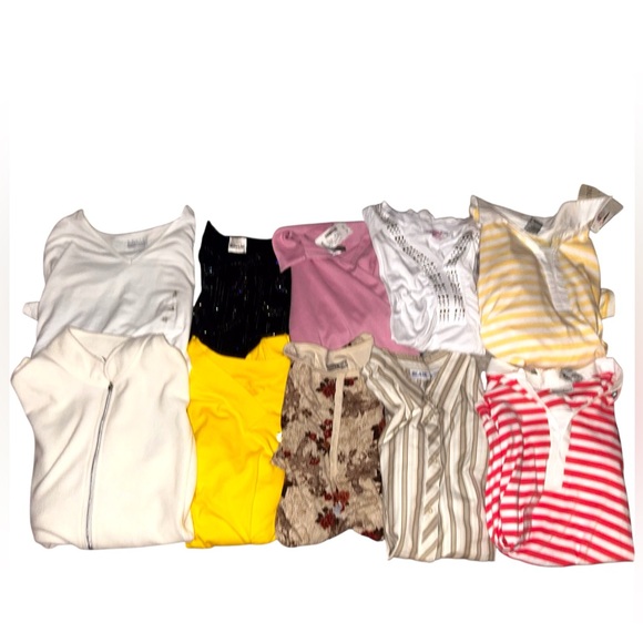 Plus bundle : Fashion Bug & more - White, Yellow, Pink, and neutrals -NO OFFERS - Picture 1 of 2